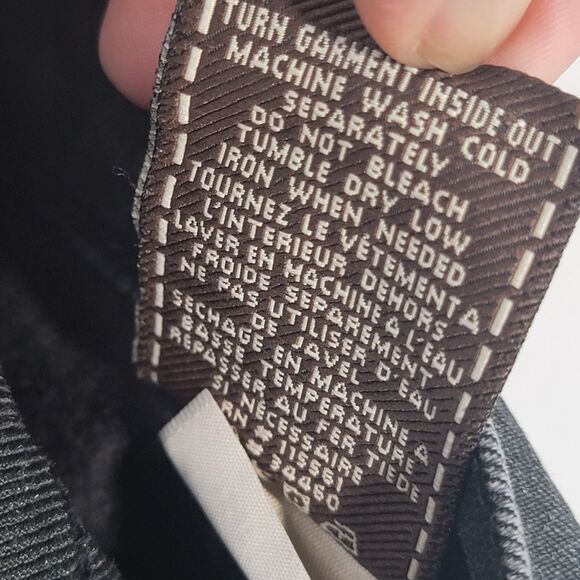 7 For All Mankind Standard Black Cotton Blend Jeans Front & Back Pockets Size S - Picture 5 of 11